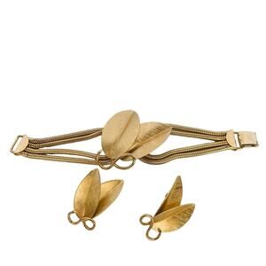 1956 Napier Doris Day Bracelet & Earrings
